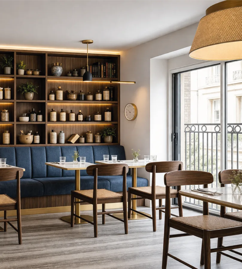 Restaurant de l'hotel Beauvoisin Pigalle